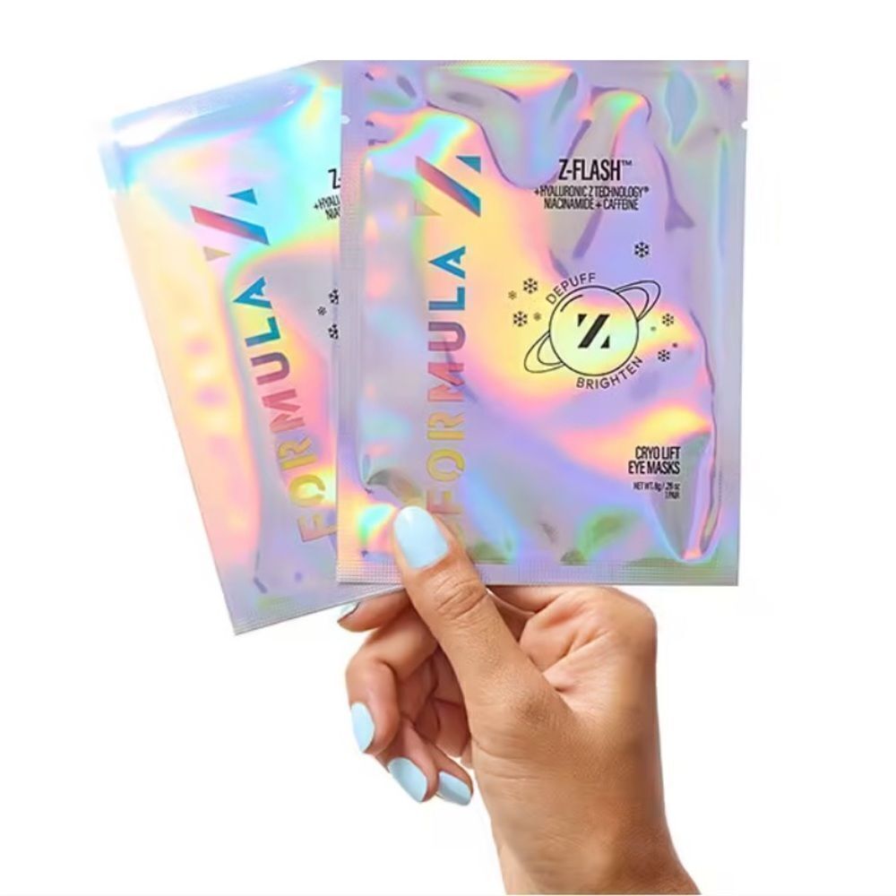 Formula Z Z-Flash Cryo Lift Eye Masks Caffeine Niacinamide Hyaluronic Acid New